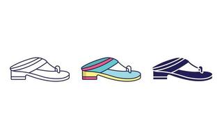 woman Footwear vector icon