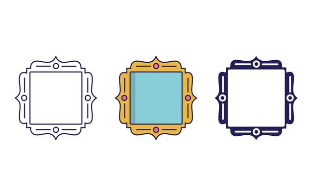 Frame vector icon