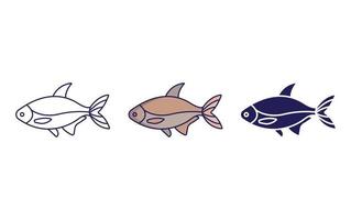 Bream Fish vector icon