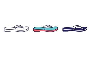 sandal vector icon