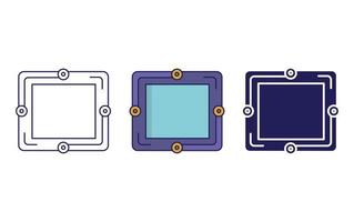 Frame vector icon