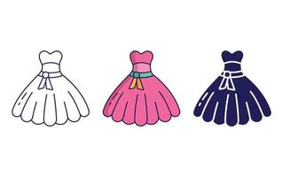 dress vector icon