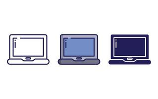 Laptop vector icon