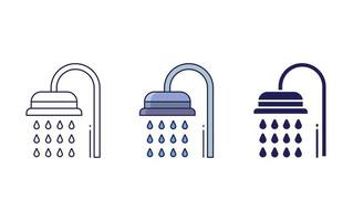 Shower vector icon