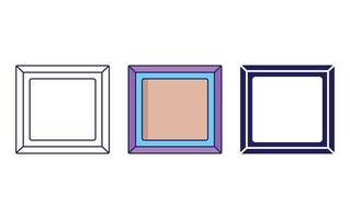 Frame vector icon