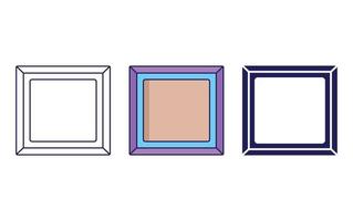 Frame vector icon