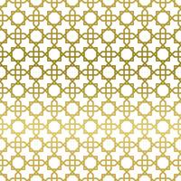 seamless islamic geometric pattern in gold color in transparent background. islamic theme. vector illustrations EPS10