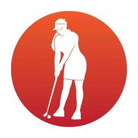 golf logo vector