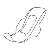 sanitary pad icon vector