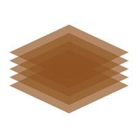 Stacked tower abstract server icon vector