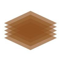 Stacked tower abstract server icon vector