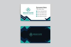 Set of modern business card design template vector