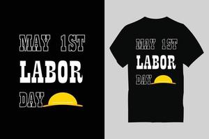 Happy Labor Day, International Workers Day, Labor Typography, Labor Day T shirt Design, Labor Day T shirt Template, May Day T shirt Design Template Free Vector