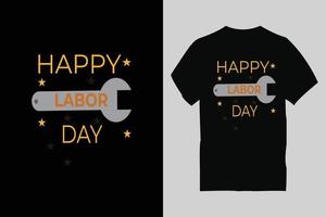 Happy Labor Day, International Workers Day, Labor Typography, Labor Day T shirt Design, Labor Day T shirt Template, May Day T shirt Design Template Free Vector