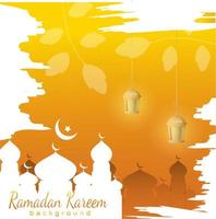 Unique background with the theme of Ramadan vector