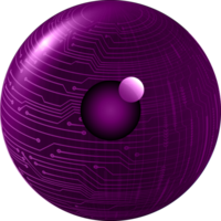 recorte de ojo de tecnología moderna png