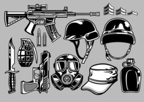 military object set vector