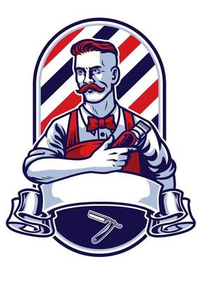 barber man holding clipper