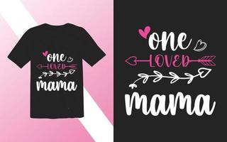 Mother's Day T Shirt Design, T-Shirt Design, Mother s day t shirt illustration Free Vector