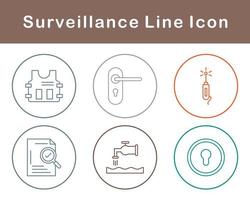 Surveillance Vector Icon Set