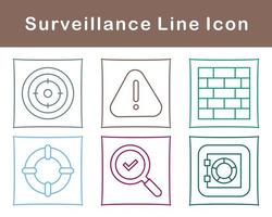 Surveillance Vector Icon Set