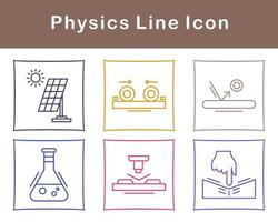 Physics Vector Icon Set