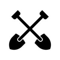 Shovel icon vector design templates