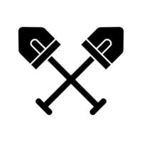 Shovel icon vector design templates