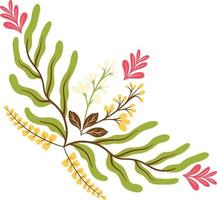 Batik floral bunch illustration vector