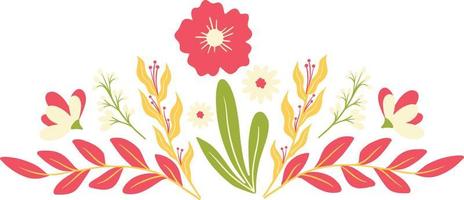 Batik floral bunch illustration vector