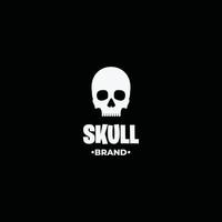 simple skull logo design, good for your brand vector