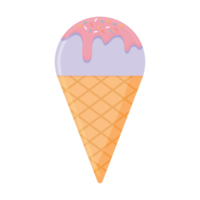 la glace crème illustration plat style png