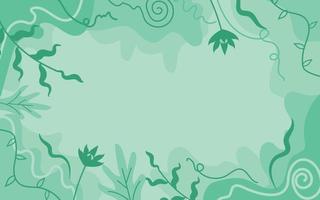 Abstract nature mint green background vector