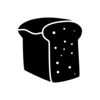 Bread icon vector. Bakery illustration sign. Rooty symbol. Tommy logo. vector