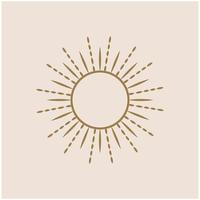 Sunbright sunshine sunlight icon vector flat design