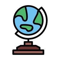 Illustration Vector Graphic of globe world, earth planet, school icon