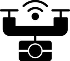 Smart Drone vector icon