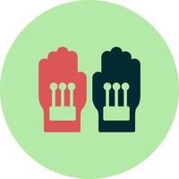 Wired Gloves vector icon