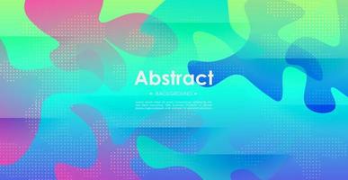 minimal abstract colorful green blue purple liquid color gradient, fluid shape geometric with dots background. eps10 vector