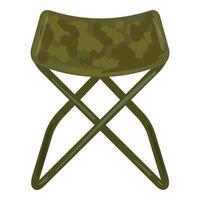 Hunter chair icon cartoon vector. Hunt equipment vector