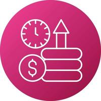 Making Money Icon Style vector