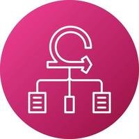 Agile Framework Icon Style vector