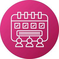Daily Collaboration Icon Style vector