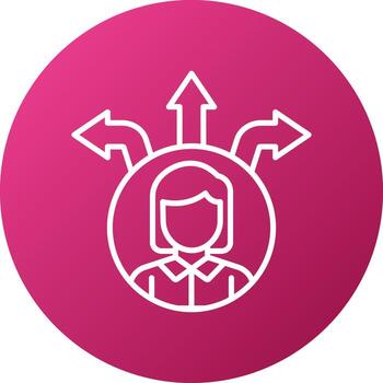 ágil valores icono estilo vector