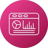 Dashboard Icon Style vector