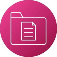 Files Icon Style vector