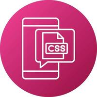 Css Icon Style vector