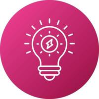 Light Source Icon Style vector