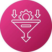 Bottleneck Icon Style vector