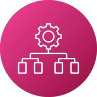 Expert System Icon Style vector